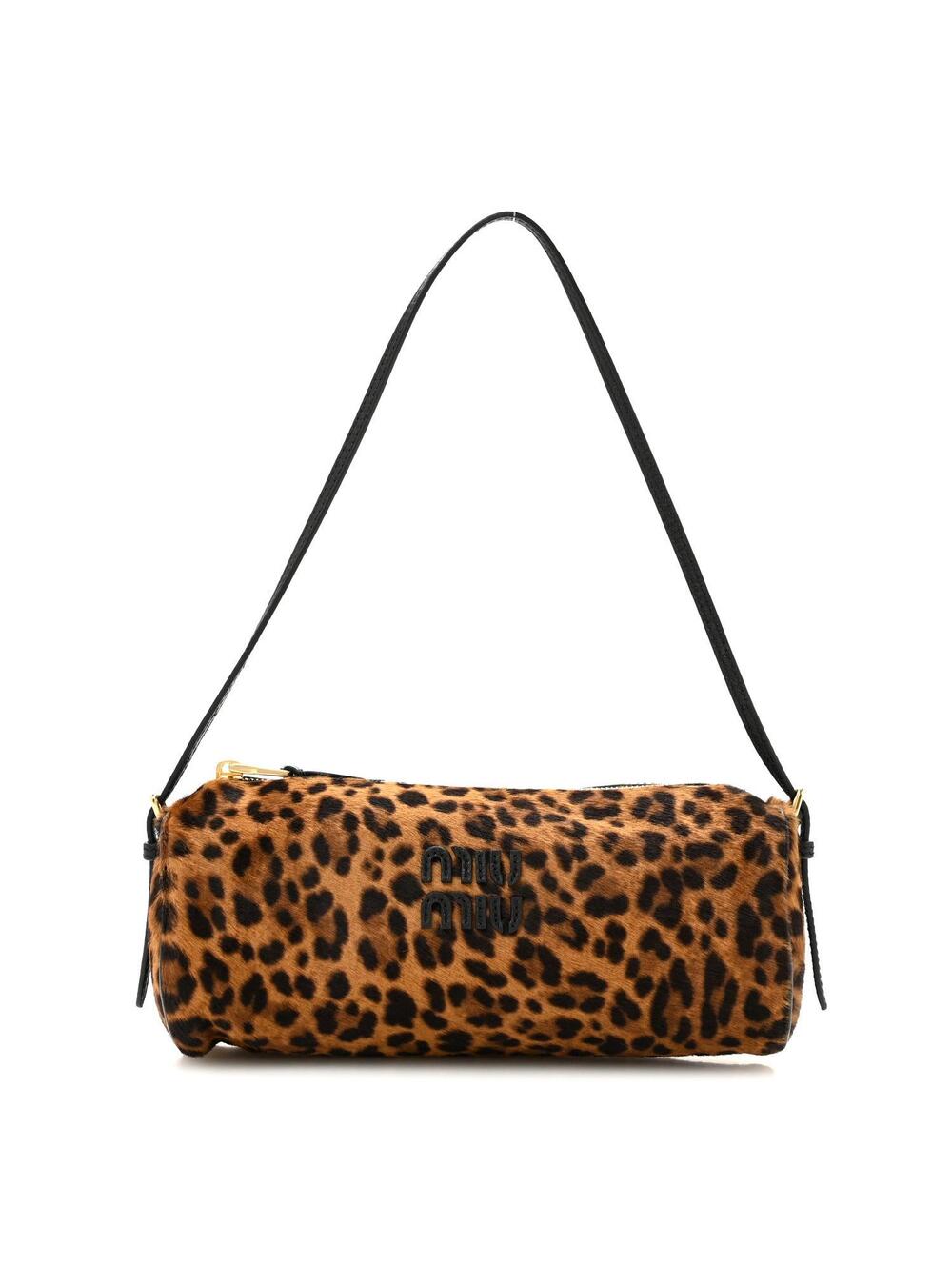 Miu Nappa Calf Hair Leopard Printed #329602M22B